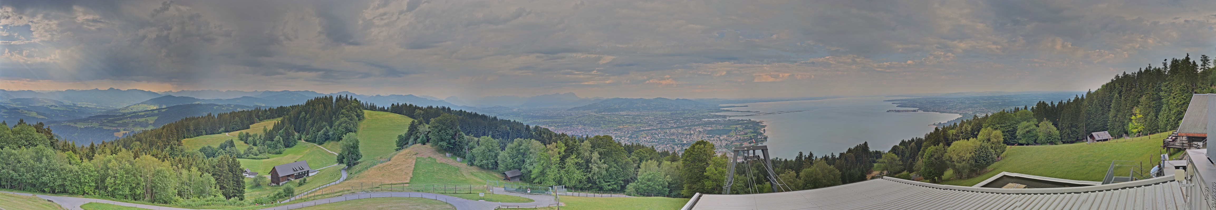 Archiv Foto Webcam Bregenz: Bergstation Pfänderbahn