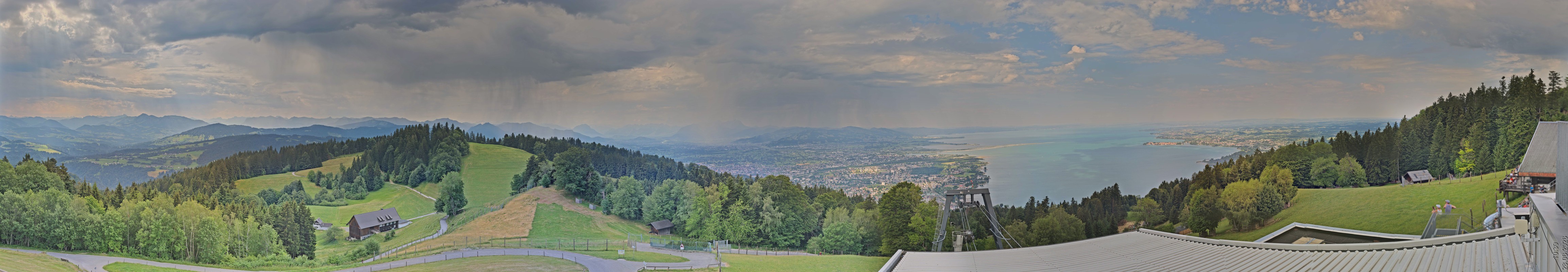 Archiv Foto Webcam Bregenz: Bergstation Pfänderbahn