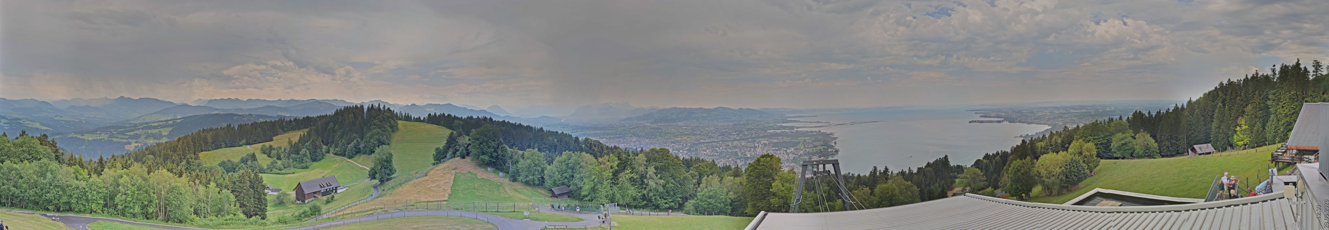 Archiv Foto Webcam Bregenz: Bergstation Pfänderbahn