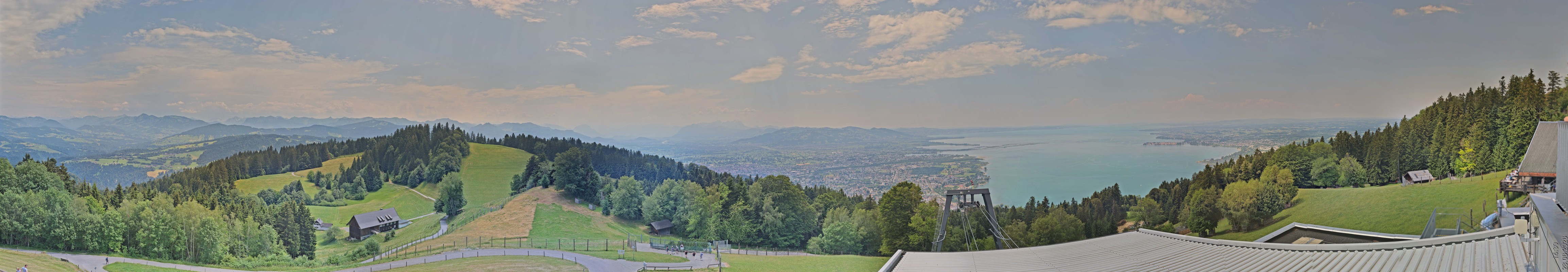 Archiv Foto Webcam Bregenz: Bergstation Pfänderbahn