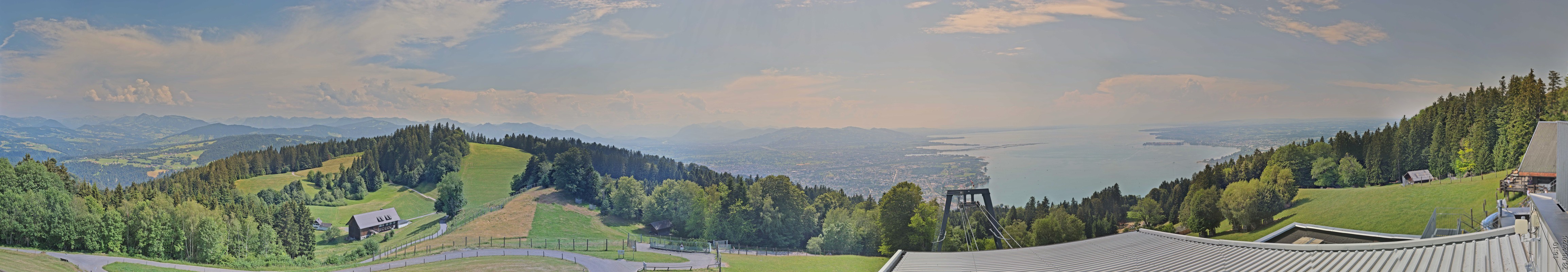 Archiv Foto Webcam Bregenz: Bergstation Pfänderbahn