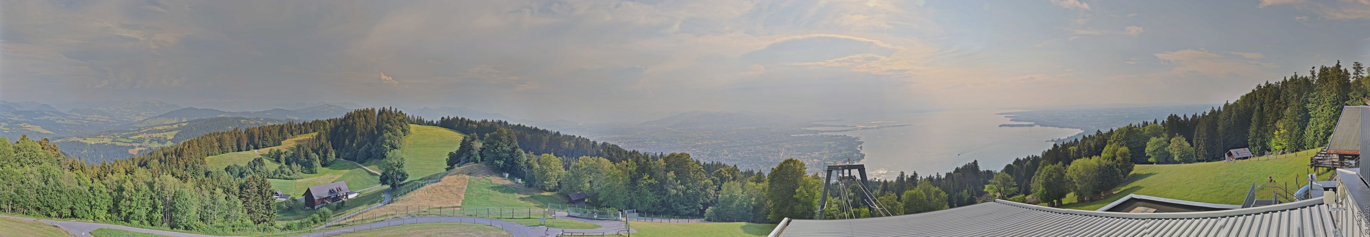 Archiv Foto Webcam Bregenz: Bergstation Pfänderbahn