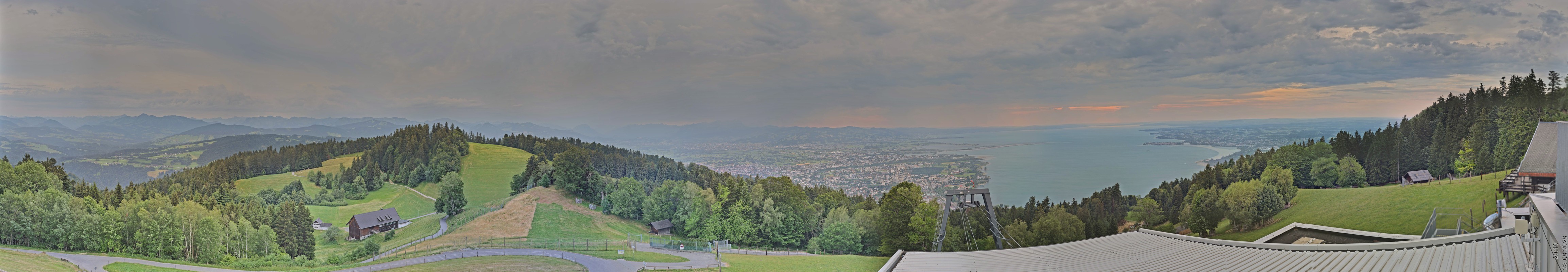 Archiv Foto Webcam Bregenz: Bergstation Pfänderbahn