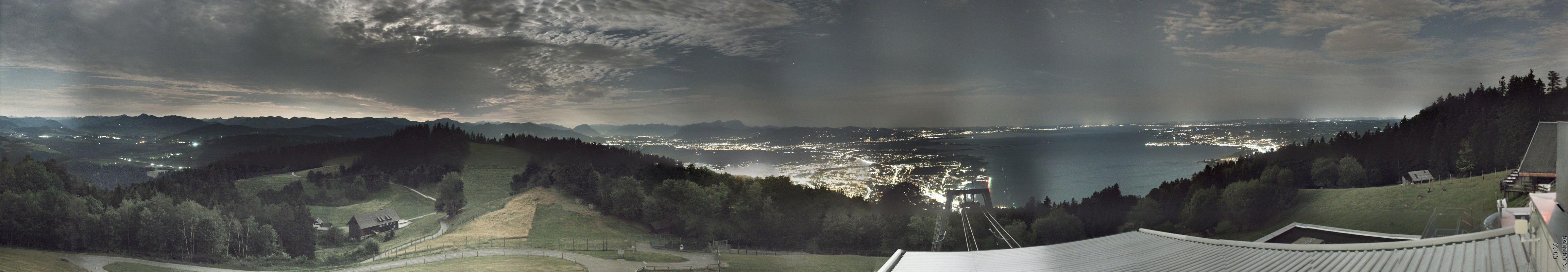 Archiv Foto Webcam Bregenz: Bergstation Pfänderbahn