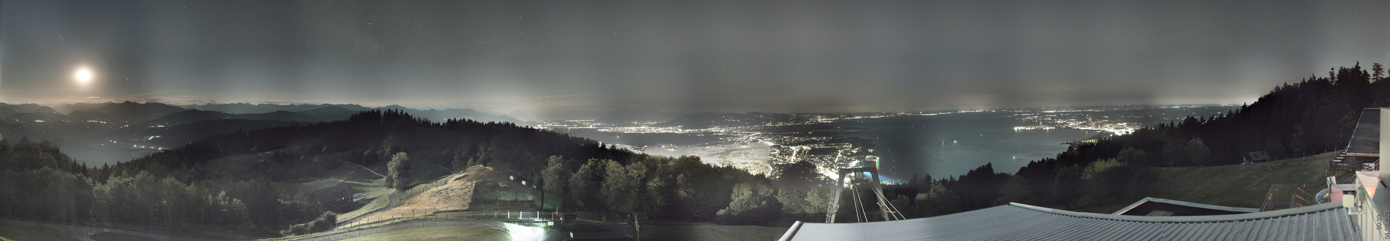 Archiv Foto Webcam Bregenz: Bergstation Pfänderbahn