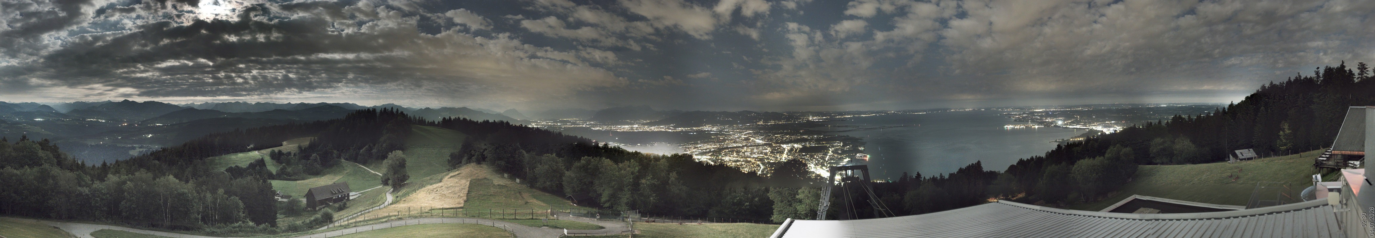 Archiv Foto Webcam Bregenz: Bergstation Pfänderbahn