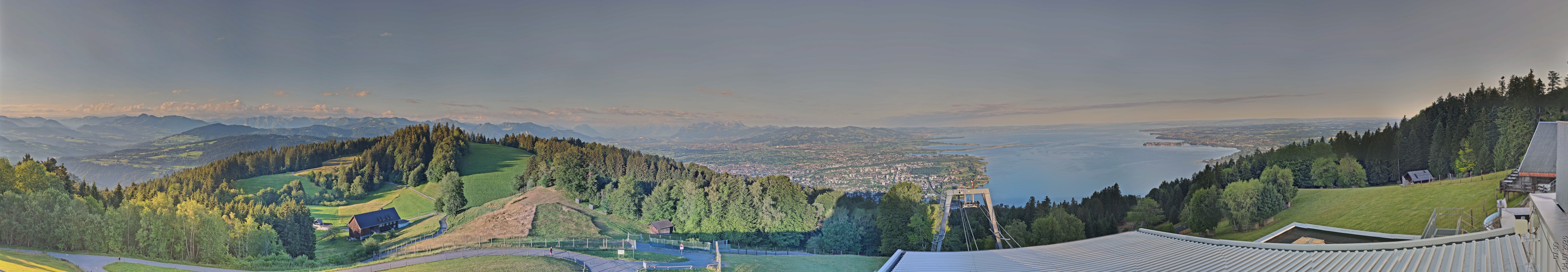 Archiv Foto Webcam Bregenz: Bergstation Pfänderbahn