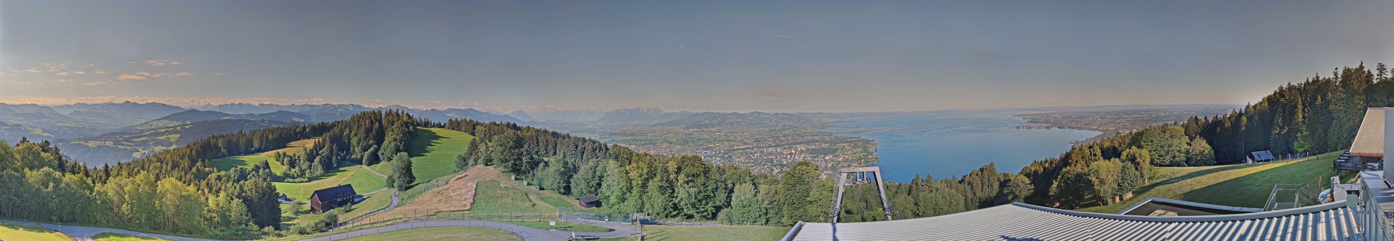 Archiv Foto Webcam Bregenz: Bergstation Pfänderbahn