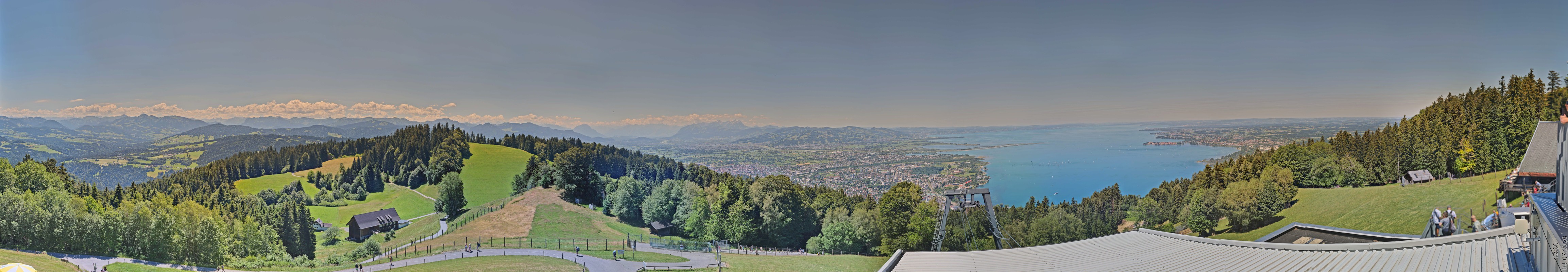 Archiv Foto Webcam Bregenz: Bergstation Pfänderbahn