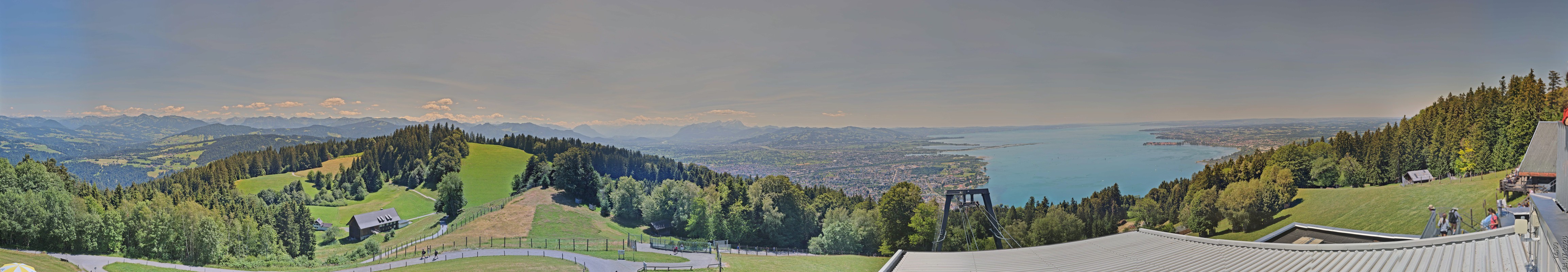 Archiv Foto Webcam Bregenz: Bergstation Pfänderbahn