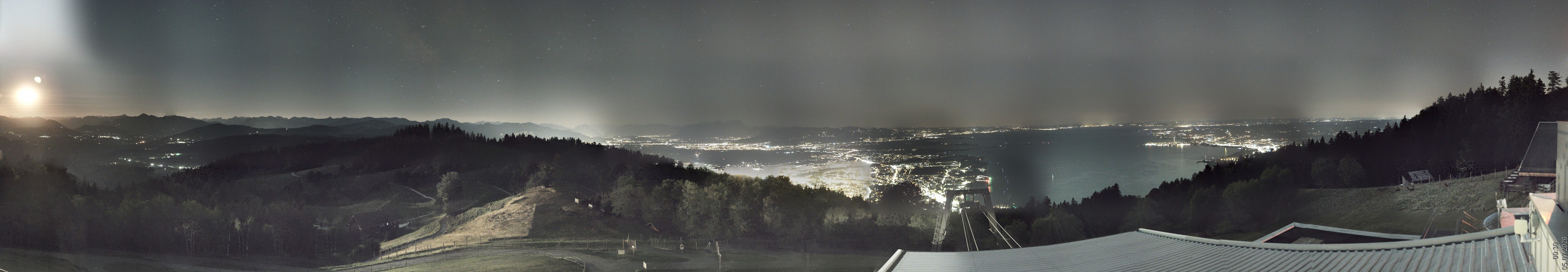 Archiv Foto Webcam Bregenz: Bergstation Pfänderbahn