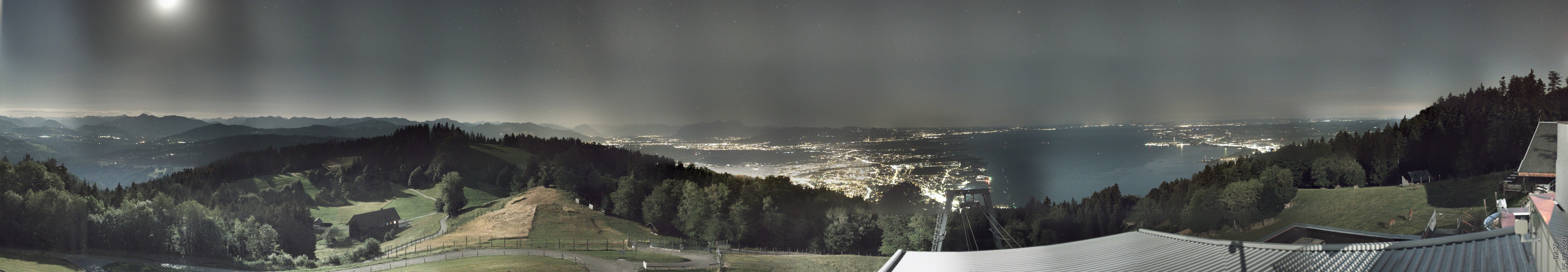 Archiv Foto Webcam Bregenz: Bergstation Pfänderbahn