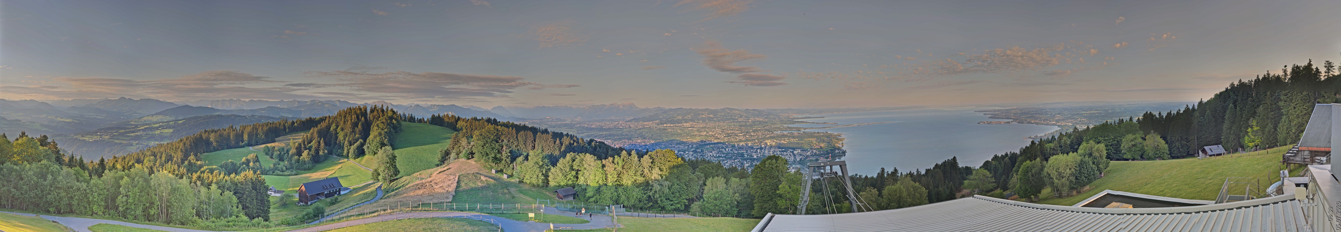Archiv Foto Webcam Bregenz: Bergstation Pfänderbahn