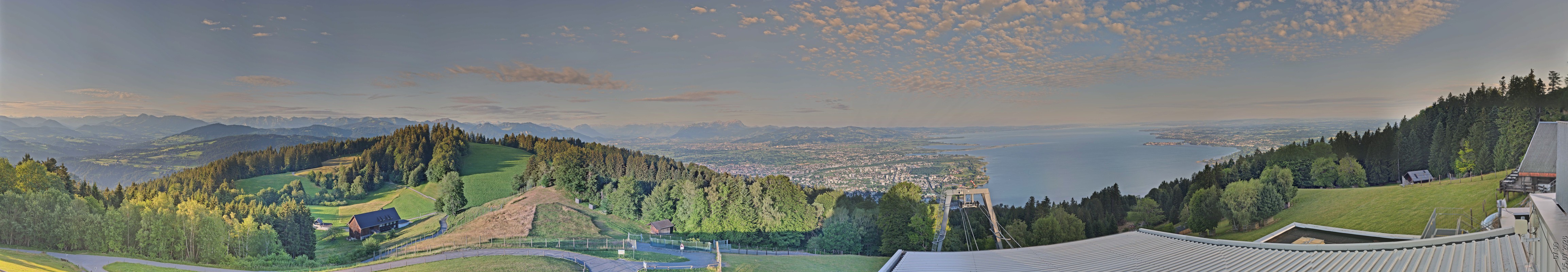 Archiv Foto Webcam Bregenz: Bergstation Pfänderbahn