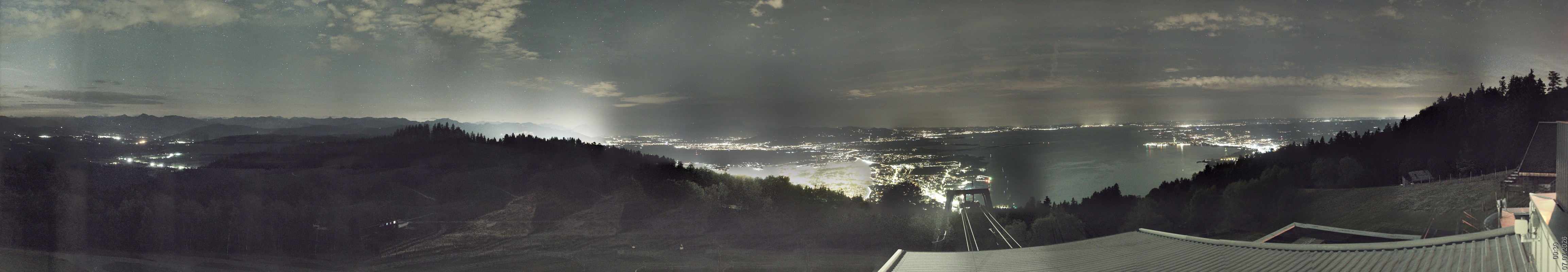 Archiv Foto Webcam Bregenz: Bergstation Pfänderbahn