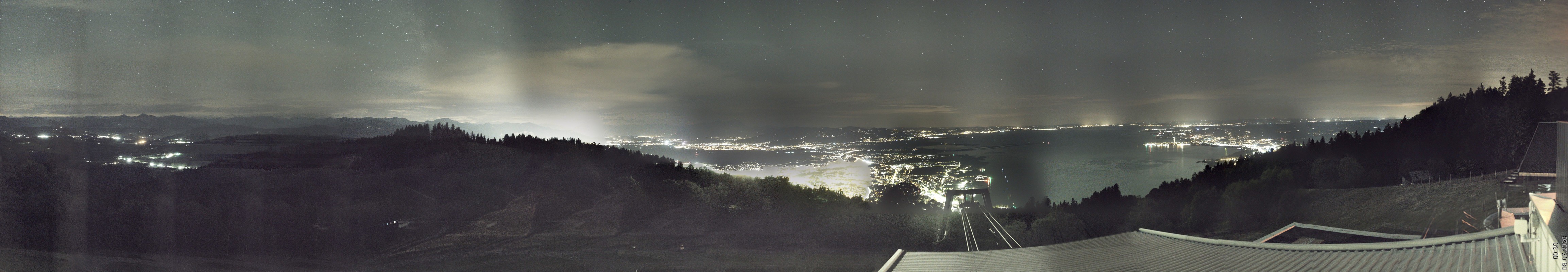 Archiv Foto Webcam Bregenz: Bergstation Pfänderbahn