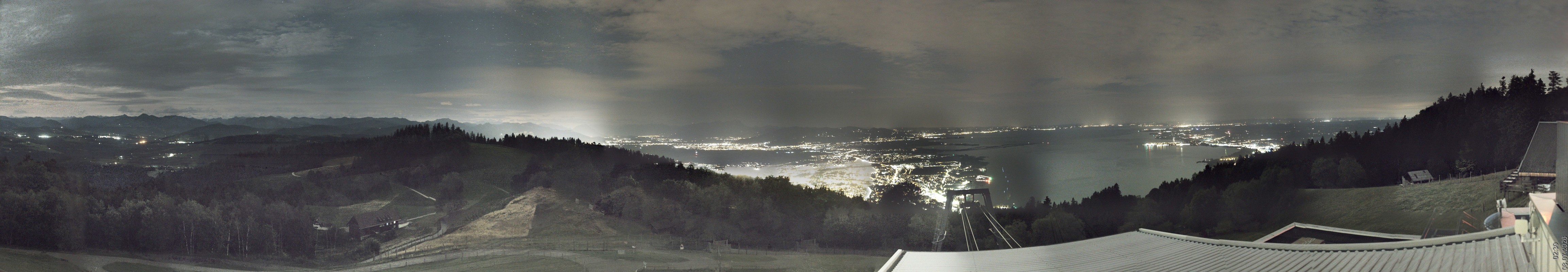 Archiv Foto Webcam Bregenz: Bergstation Pfänderbahn