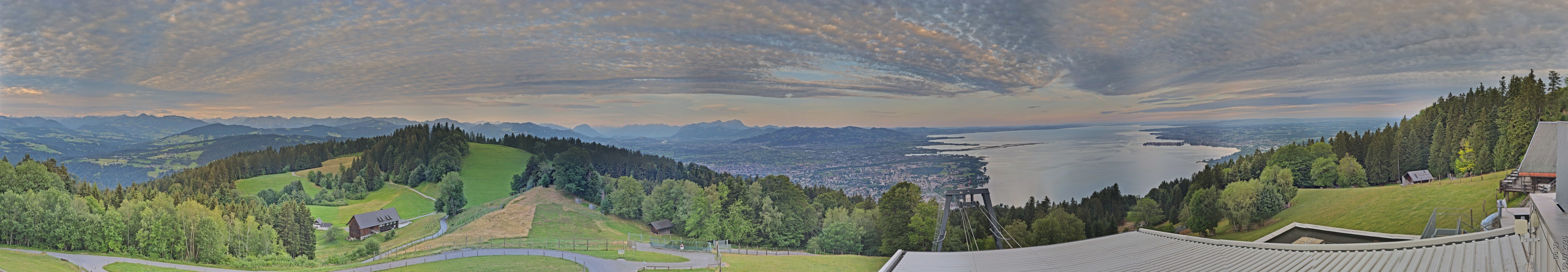 Archiv Foto Webcam Bregenz: Bergstation Pfänderbahn