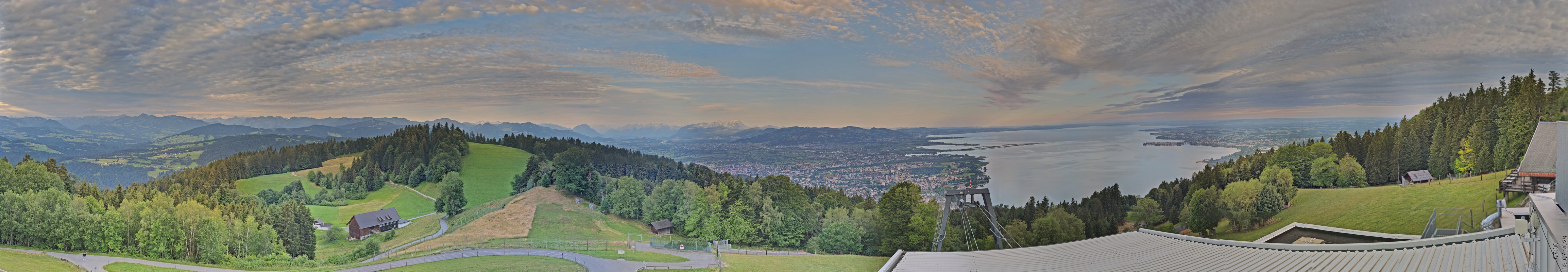 Archiv Foto Webcam Bregenz: Bergstation Pfänderbahn