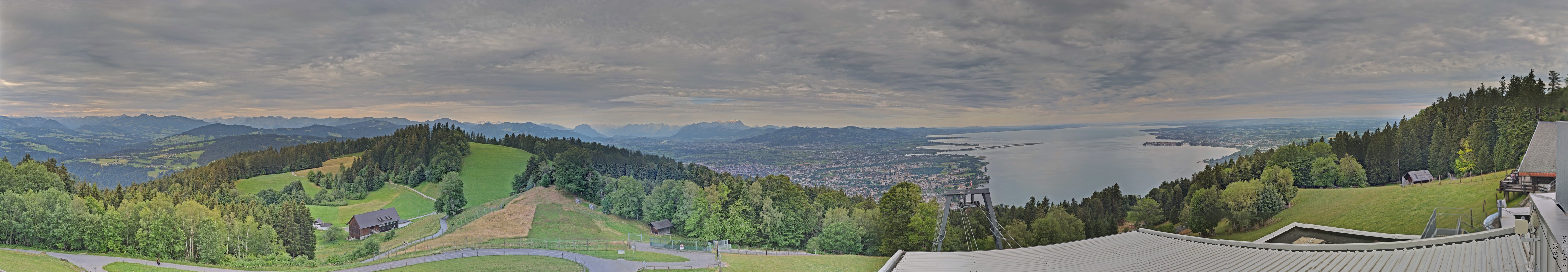 Archiv Foto Webcam Bregenz: Bergstation Pfänderbahn