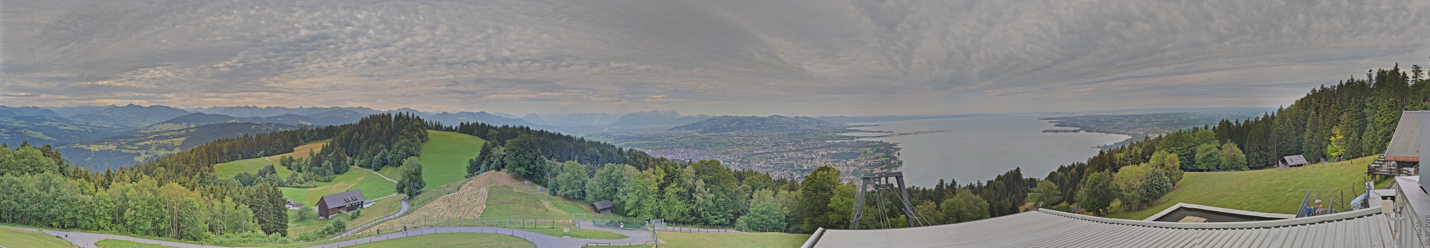 Archiv Foto Webcam Bregenz: Bergstation Pfänderbahn