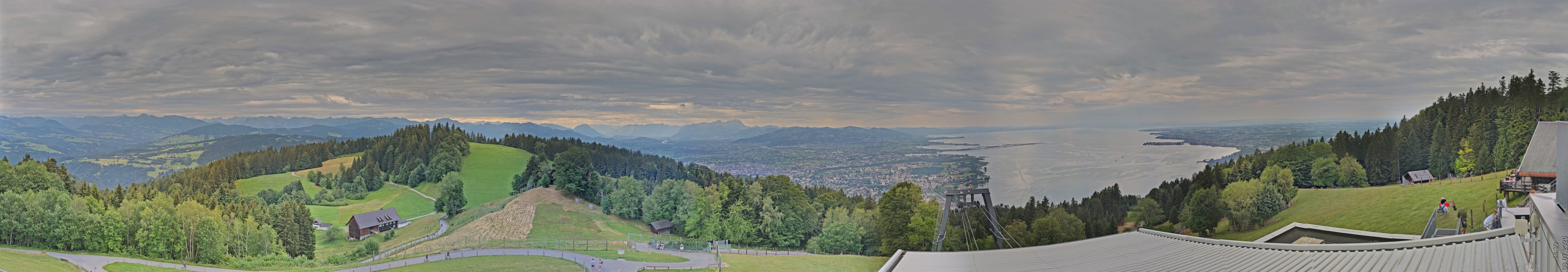 Archived image Webcam Top Station Pfänderbahn