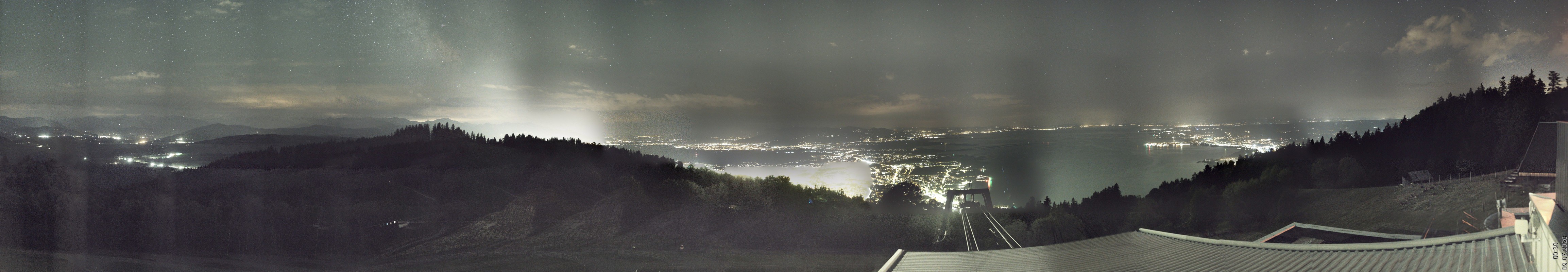 Archiv Foto Webcam Bregenz: Bergstation Pfänderbahn