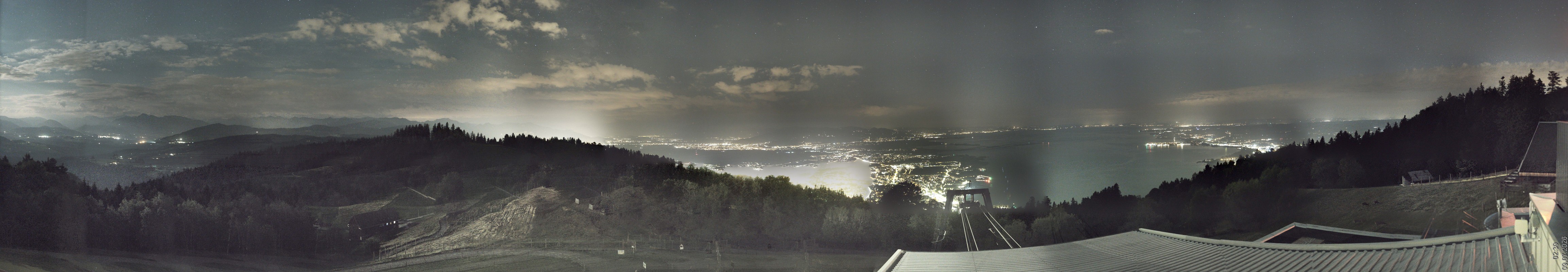 Archiv Foto Webcam Bregenz: Bergstation Pfänderbahn