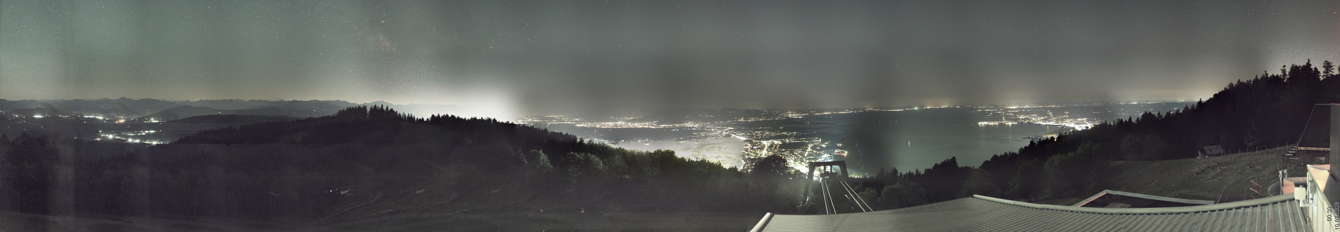 Archiv Foto Webcam Bregenz: Bergstation Pfänderbahn