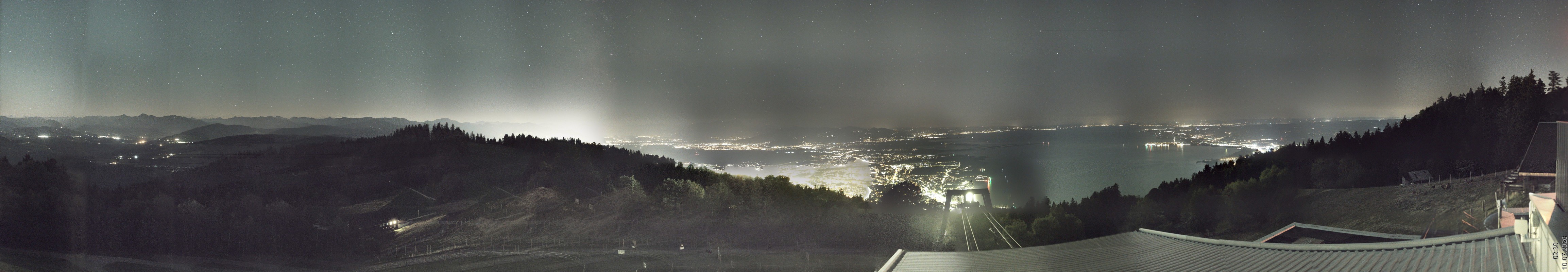 Archiv Foto Webcam Bregenz: Bergstation Pfänderbahn