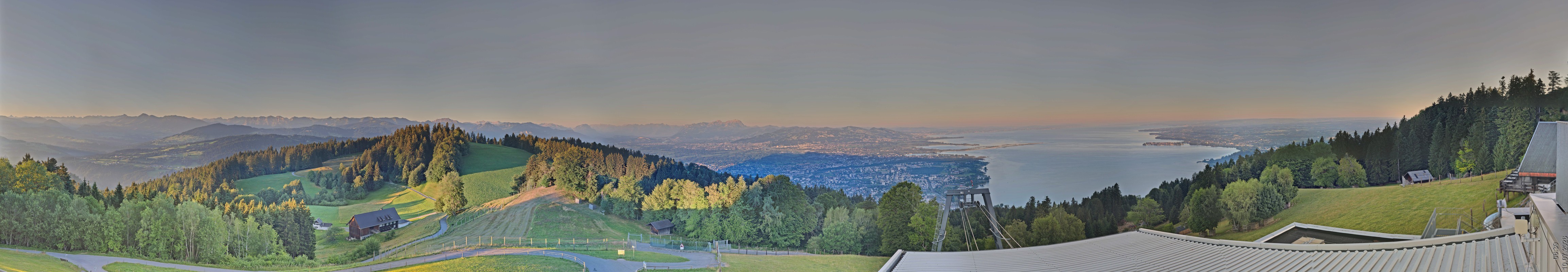Archiv Foto Webcam Bregenz: Bergstation Pfänderbahn