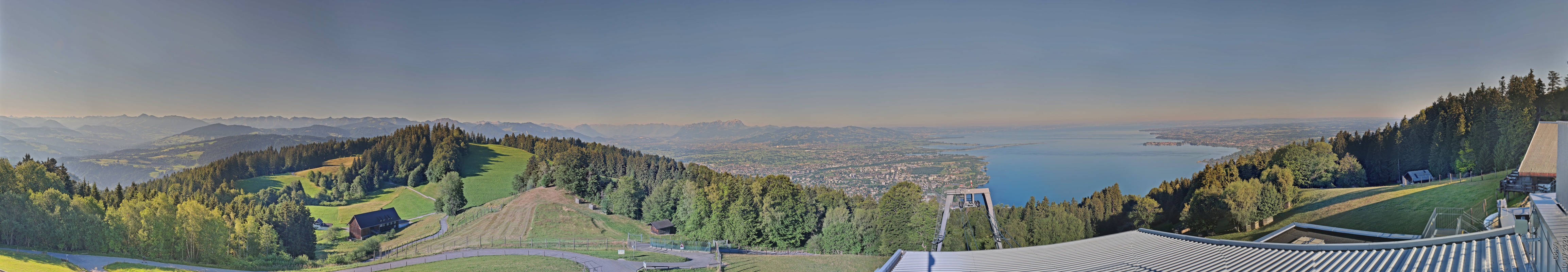 Archiv Foto Webcam Bregenz: Bergstation Pfänderbahn
