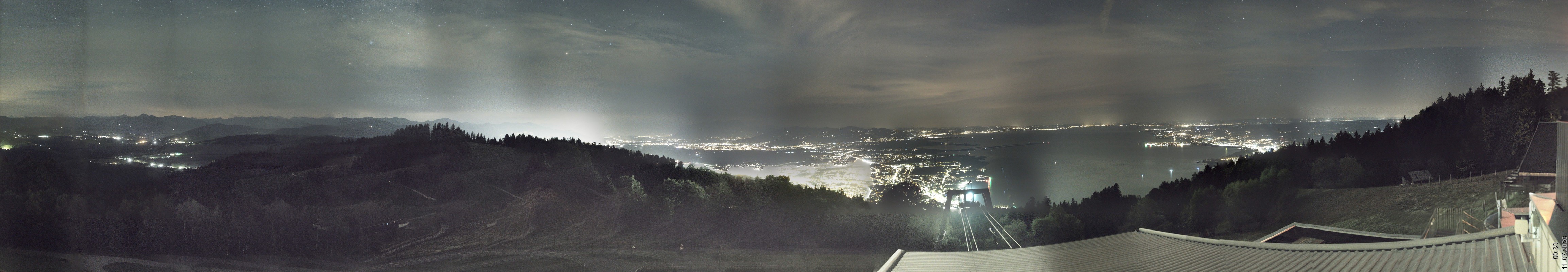 Archiv Foto Webcam Bregenz: Bergstation Pfänderbahn