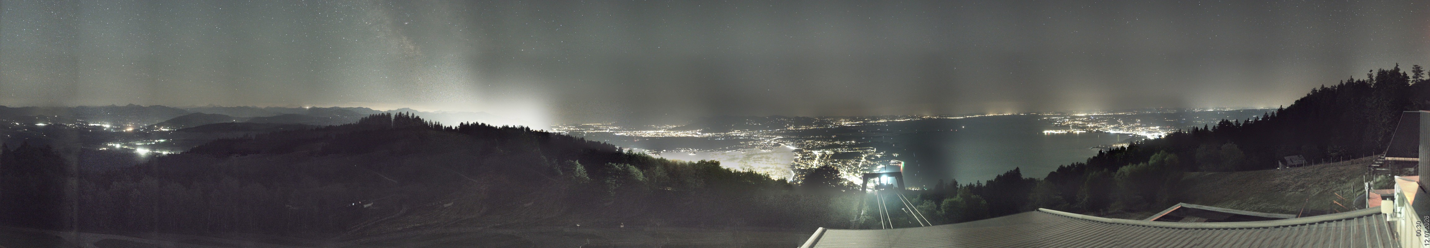 Archiv Foto Webcam Bregenz: Bergstation Pfänderbahn