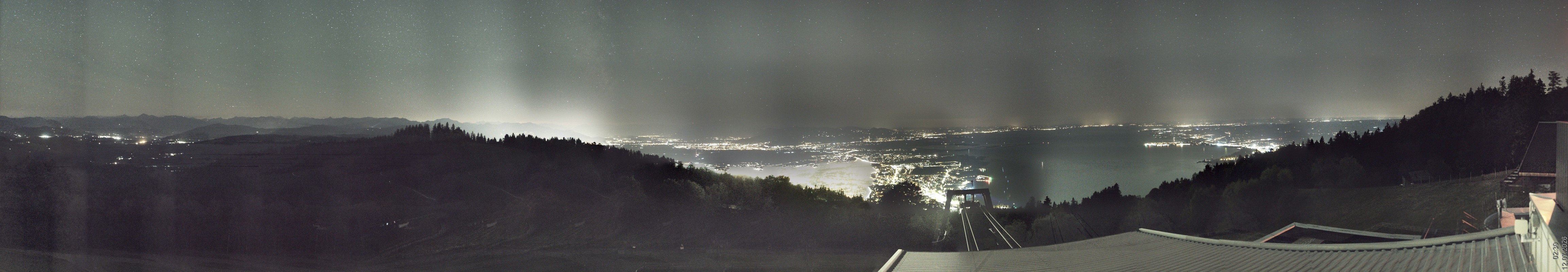 Archiv Foto Webcam Bregenz: Bergstation Pfänderbahn