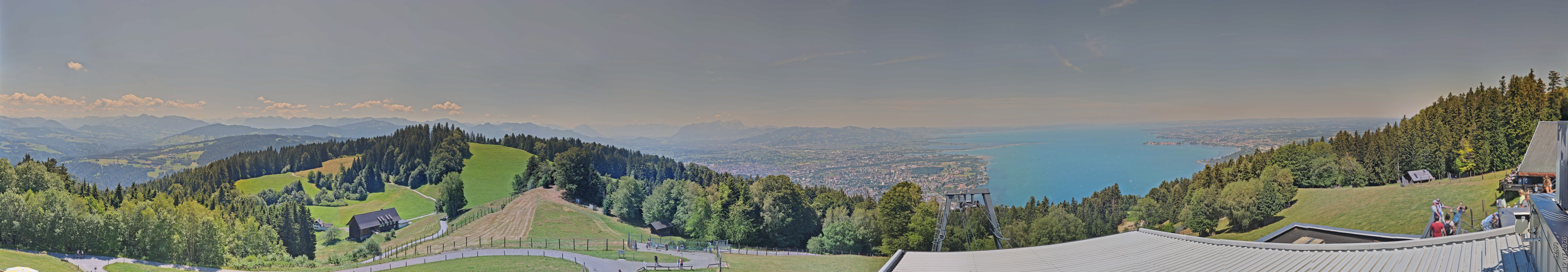 Archiv Foto Webcam Bregenz: Bergstation Pfänderbahn