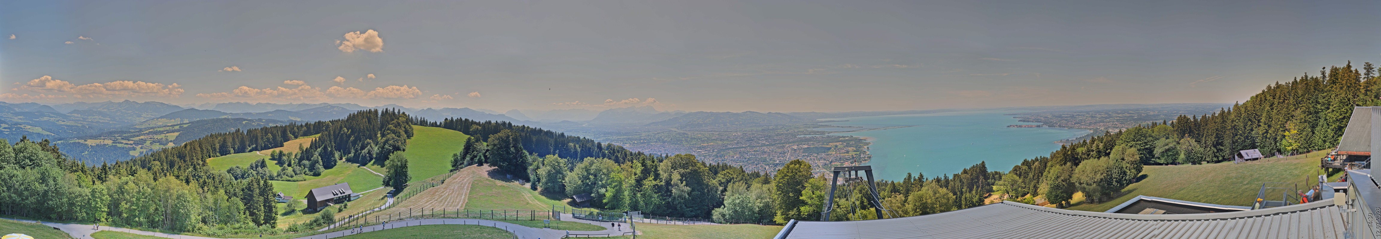Archived image Webcam Top Station Pfänderbahn