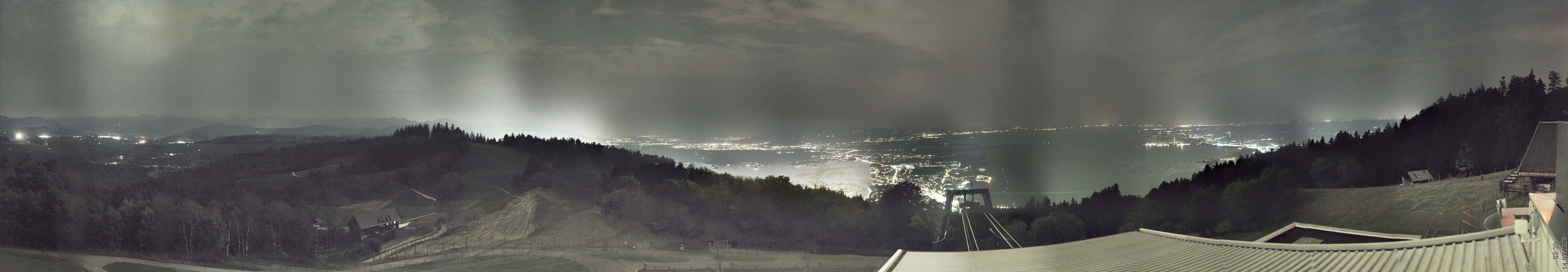 Archiv Foto Webcam Bregenz: Bergstation Pfänderbahn
