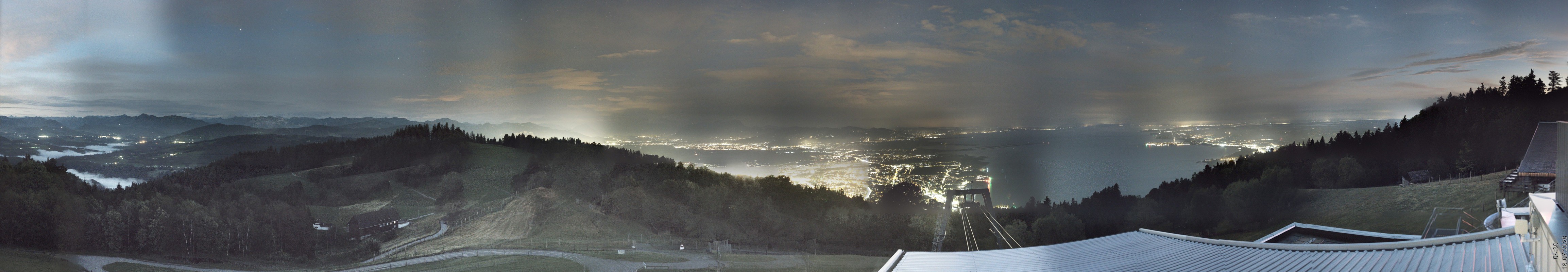 Archiv Foto Webcam Bregenz: Bergstation Pfänderbahn