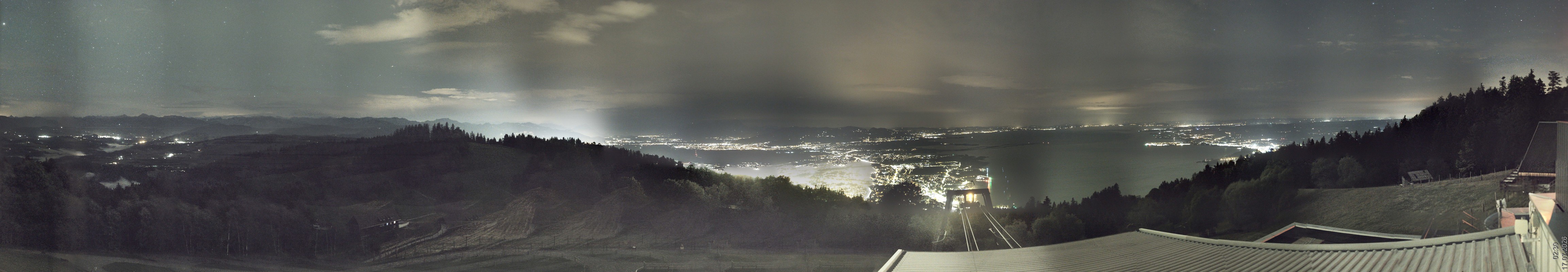 Archiv Foto Webcam Bregenz: Bergstation Pfänderbahn