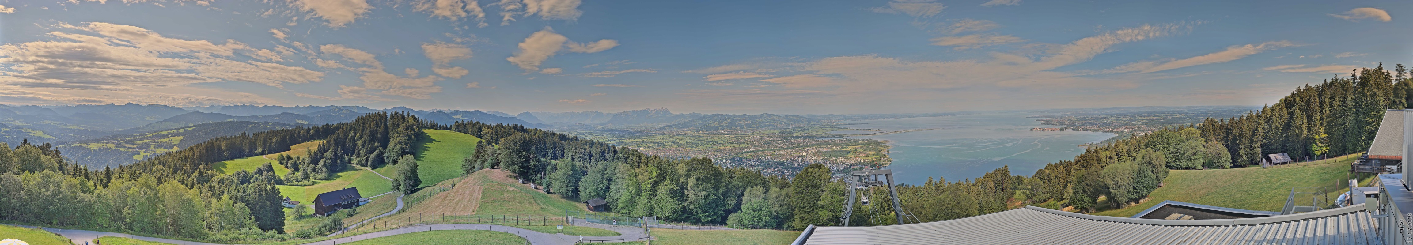 Archiv Foto Webcam Bregenz: Bergstation Pfänderbahn