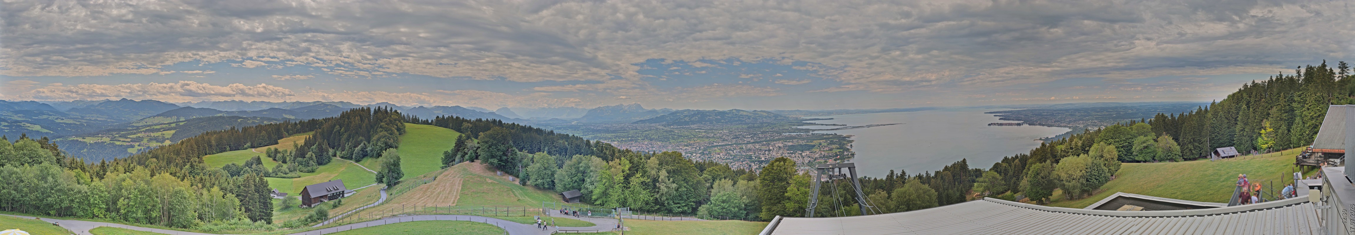 Archiv Foto Webcam Bregenz: Bergstation Pfänderbahn