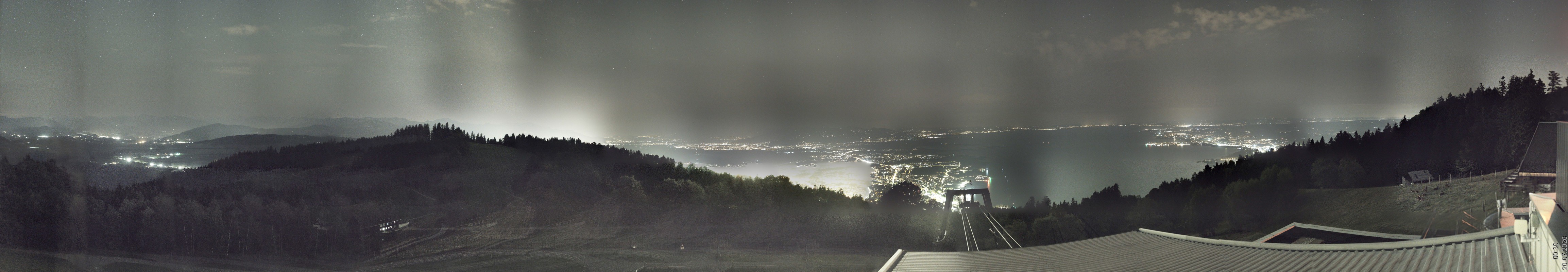 Archiv Foto Webcam Bregenz: Bergstation Pfänderbahn