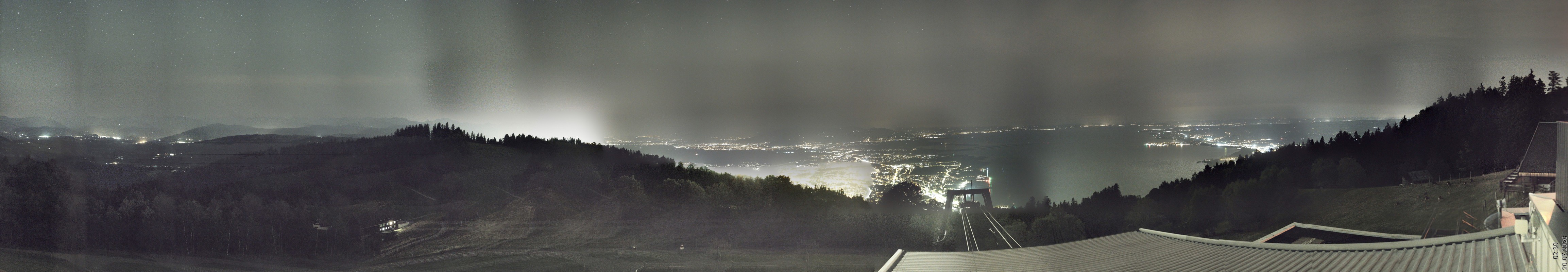 Archiv Foto Webcam Bregenz: Bergstation Pfänderbahn