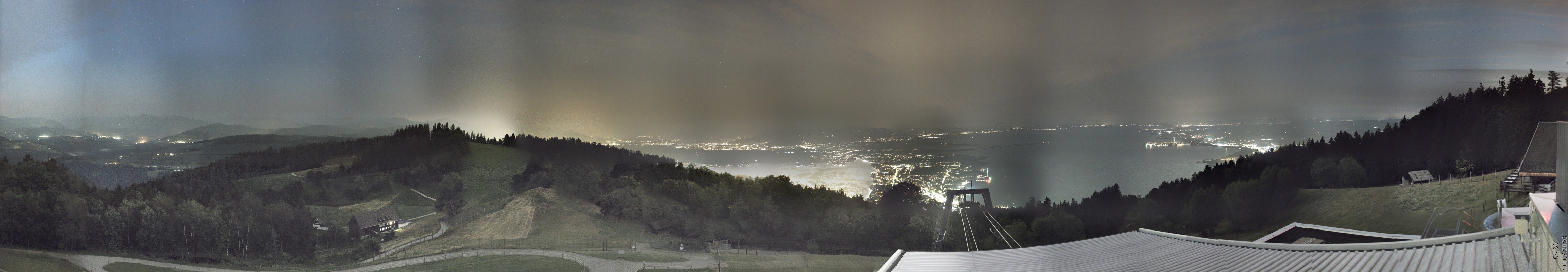 Archiv Foto Webcam Bregenz: Bergstation Pfänderbahn