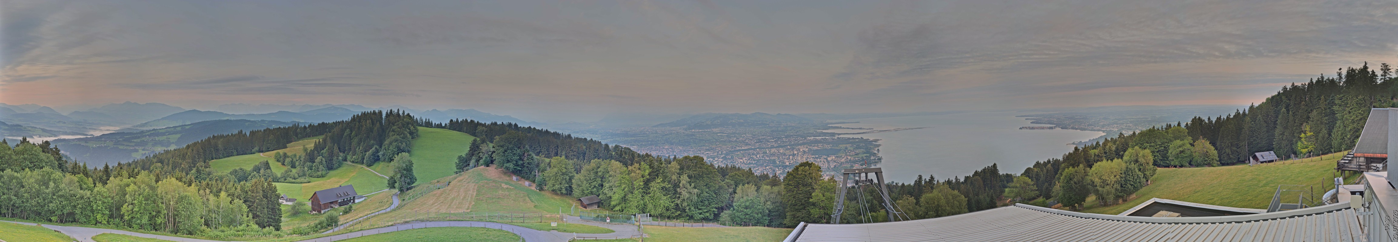 Archiv Foto Webcam Bregenz: Bergstation Pfänderbahn
