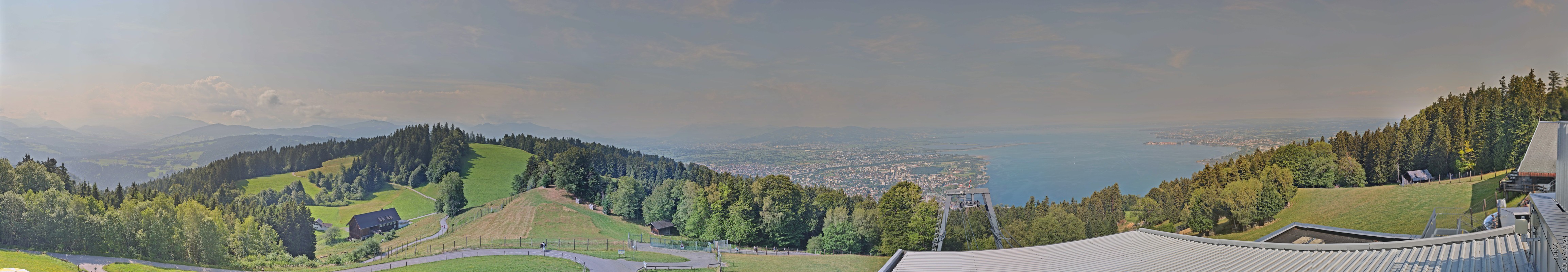 Archiv Foto Webcam Bregenz: Bergstation Pfänderbahn