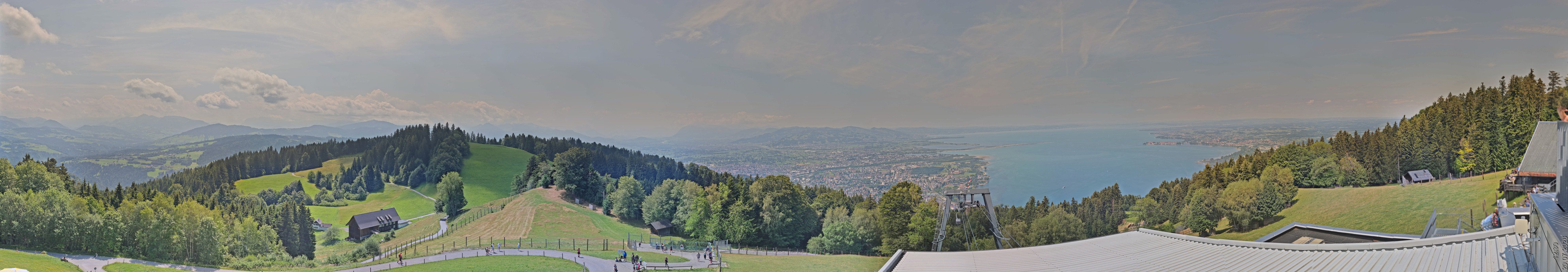 Archiv Foto Webcam Bregenz: Bergstation Pfänderbahn