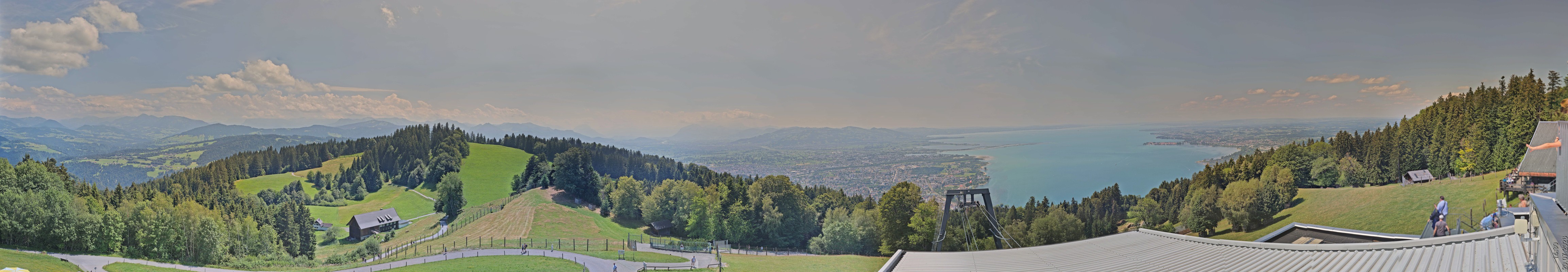 Archiv Foto Webcam Bregenz: Bergstation Pfänderbahn
