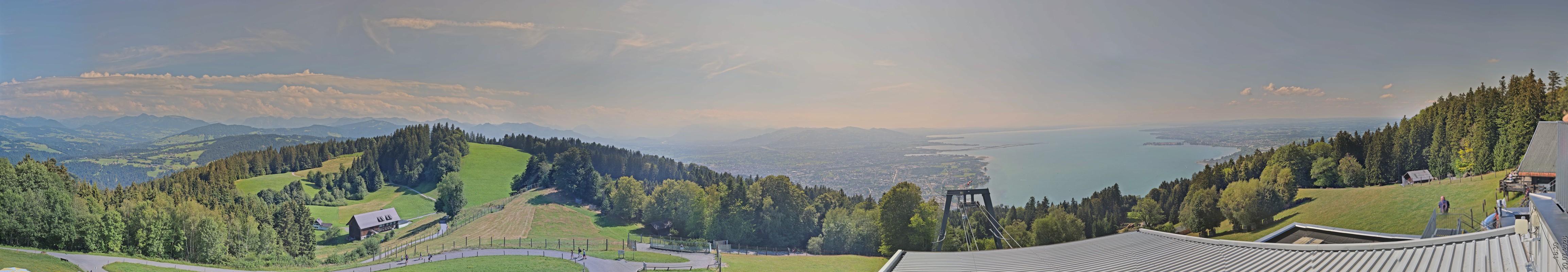 Archiv Foto Webcam Bregenz: Bergstation Pfänderbahn